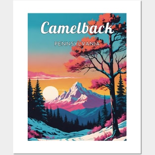 Camelback ski Pennsylvania usa Posters and Art